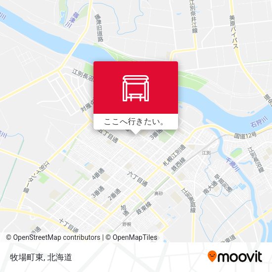 牧場町東地図
