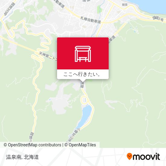 温泉南地図