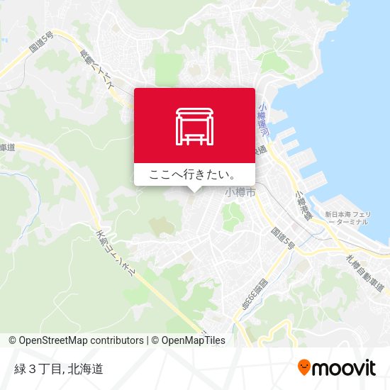 緑３丁目地図