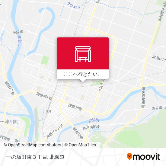 一の坂町東３丁目地図