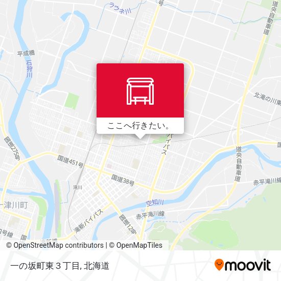 一の坂町東３丁目地図