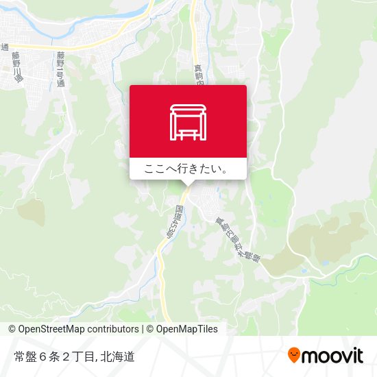 常盤６条２丁目地図