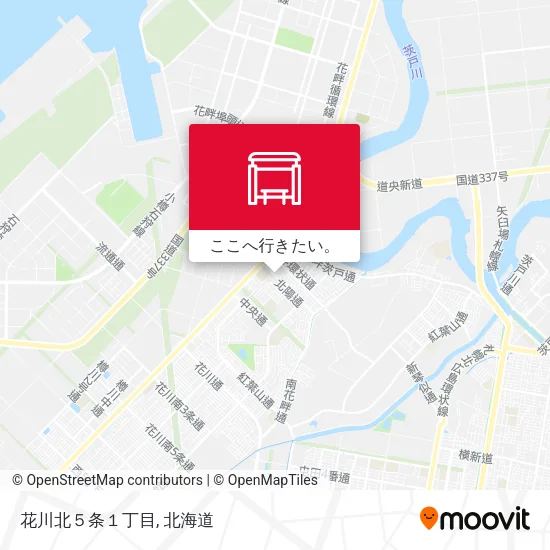 花川北５条１丁目地図