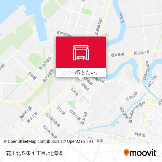 花川北５条１丁目地図