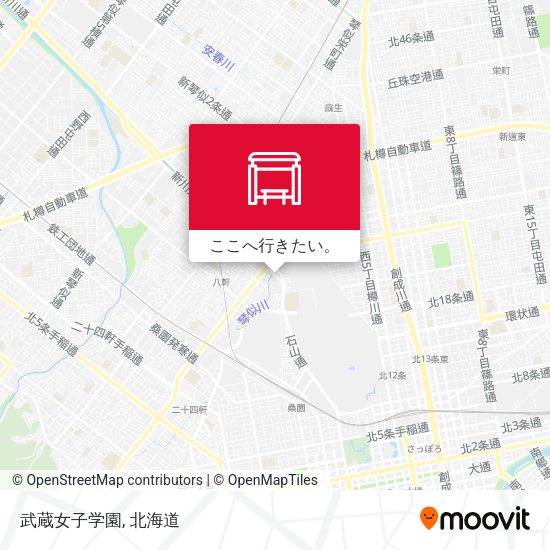 武蔵女子学園地図
