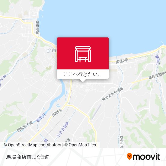 馬場商店前地図