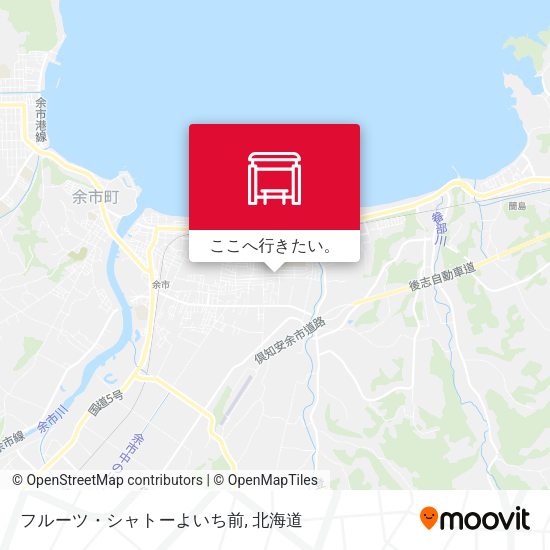 フルーツ・シャトーよいち前地図