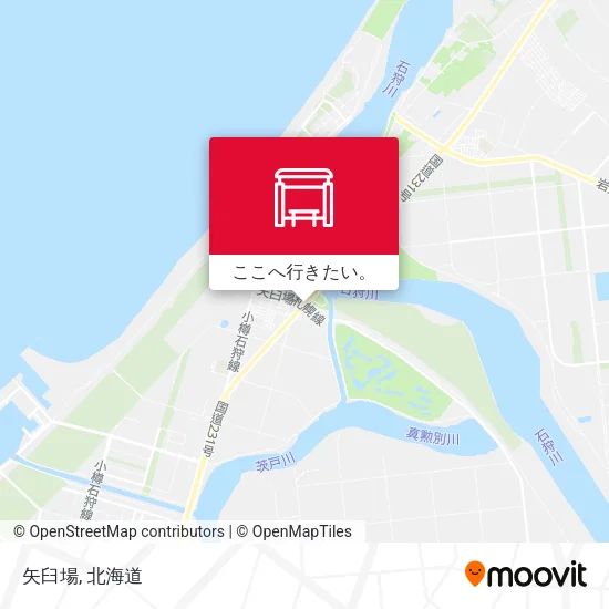 矢臼場地図