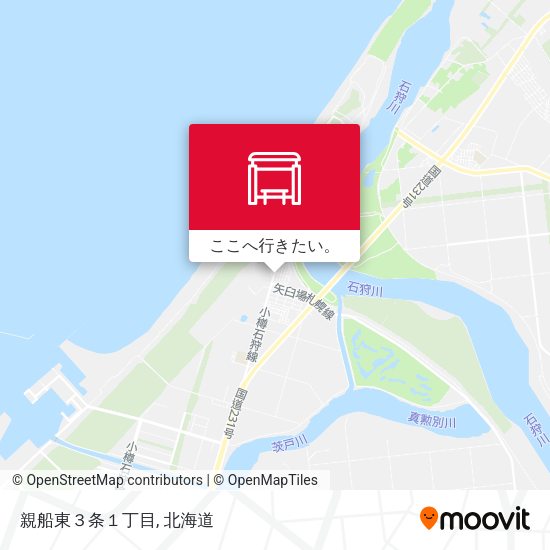 親船東３条１丁目地図