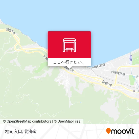 桂岡入口地図