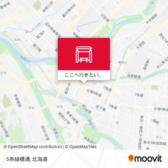 5条緑橋通地図