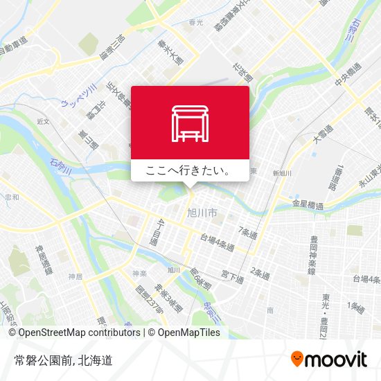 常磐公園前地図
