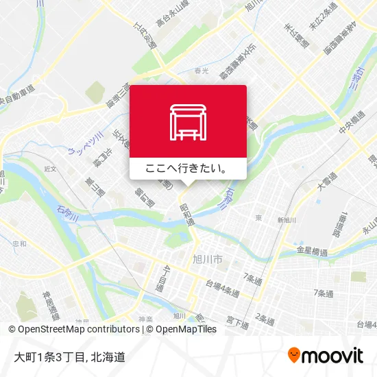 大町1条3丁目地図