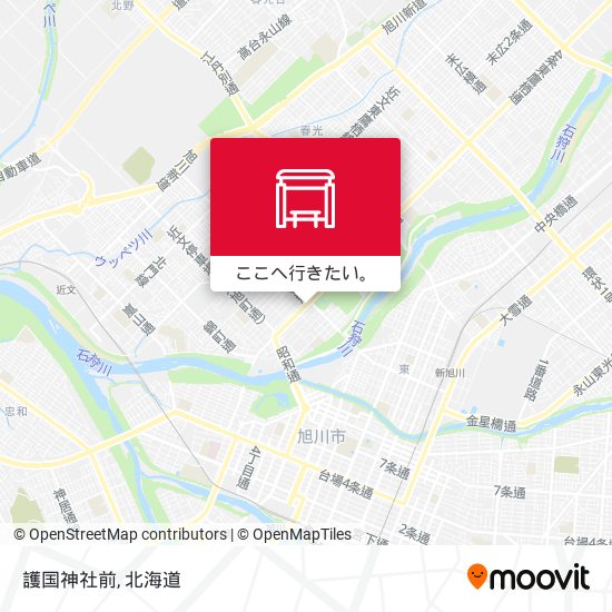護国神社前地図