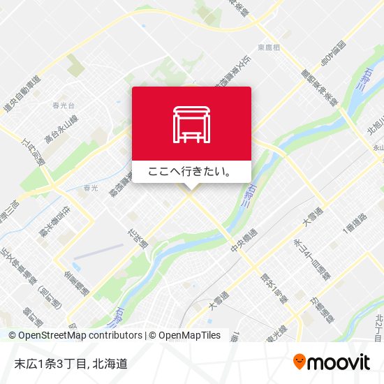 末広1条3丁目地図