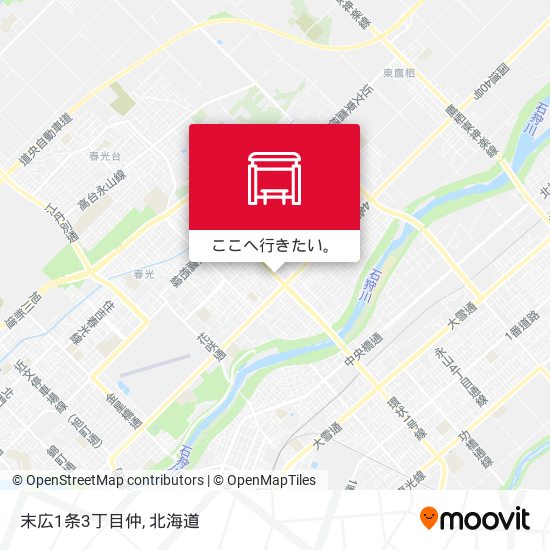 末広1条3丁目仲地図