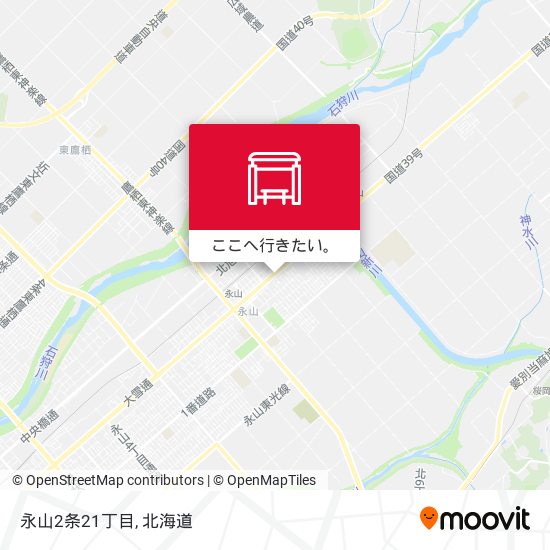 永山2条21丁目地図