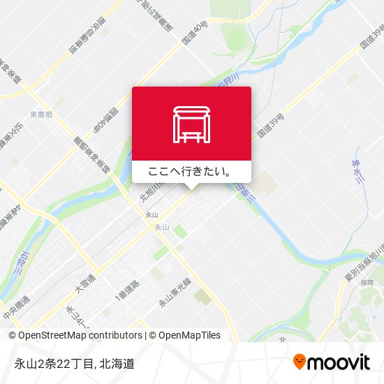 永山2条22丁目地図