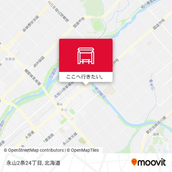 永山2条24丁目地図