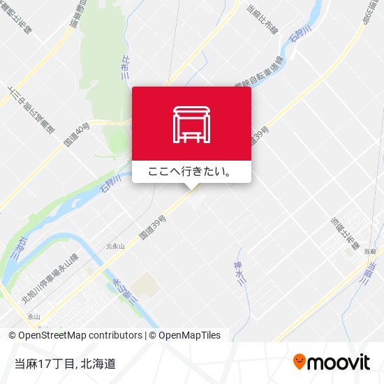 当麻17丁目地図
