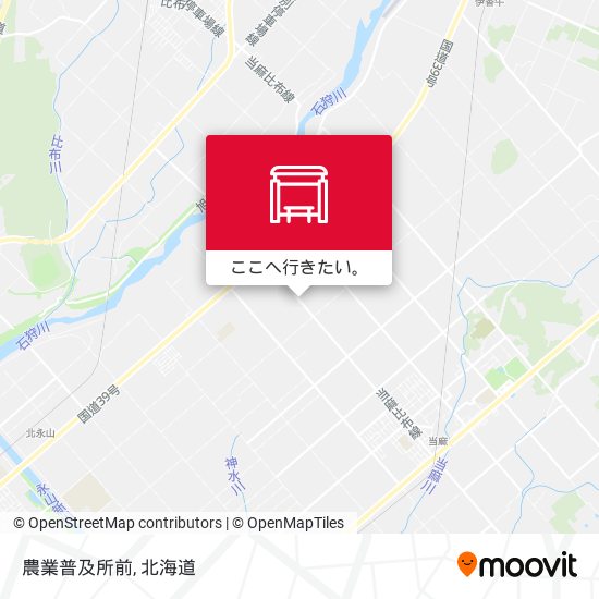 農業普及所前地図