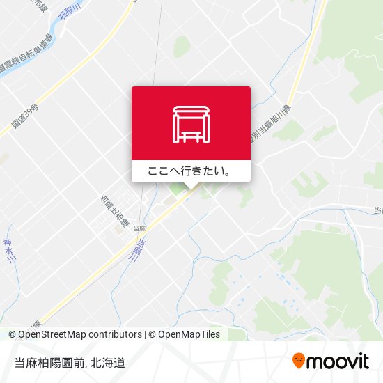 当麻柏陽園前地図
