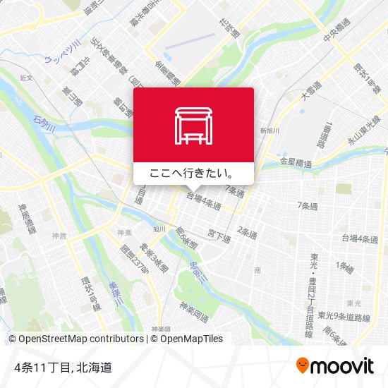 4条11丁目地図