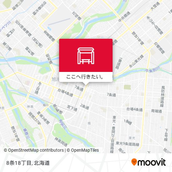 8条18丁目地図