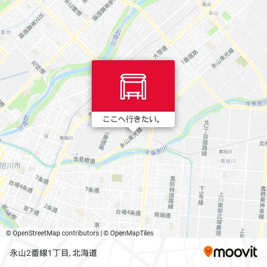 永山2番線1丁目地図