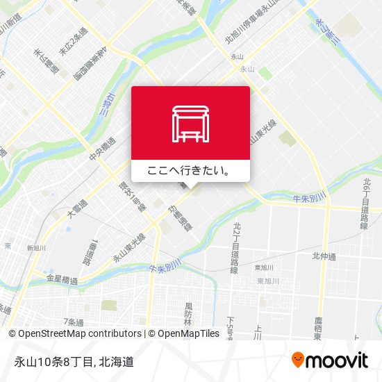 永山10条8丁目地図