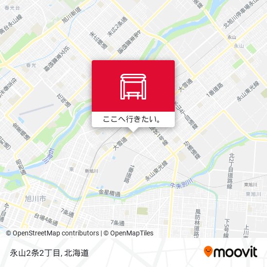永山2条2丁目地図