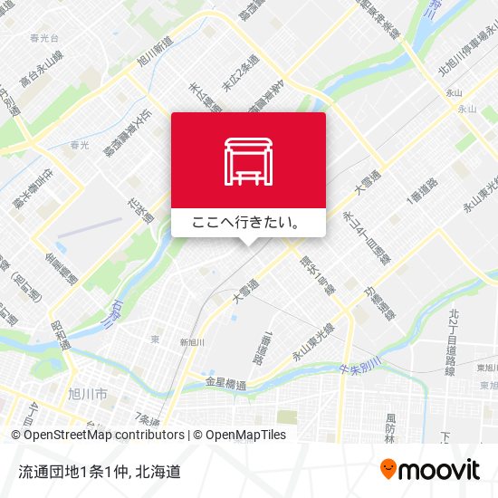 流通団地1条1仲地図