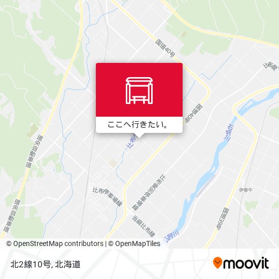 北2線10号地図