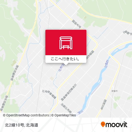 北2線10号地図