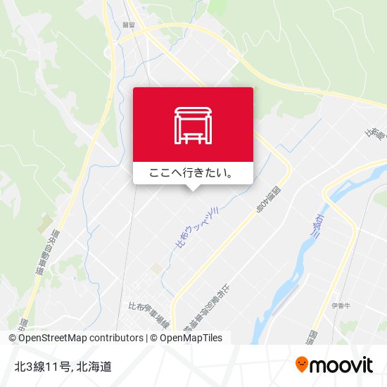 北3線11号地図
