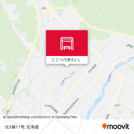 北3線11号地図