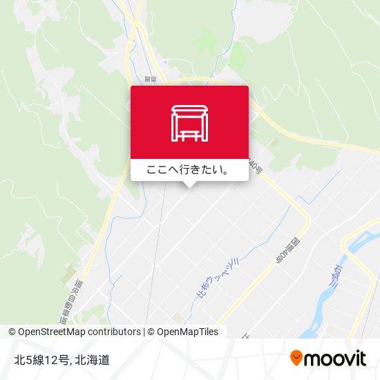 北5線12号地図