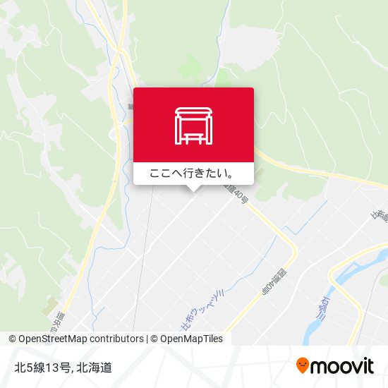 北5線13号地図