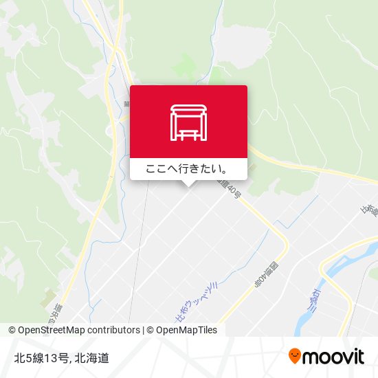 北5線13号地図