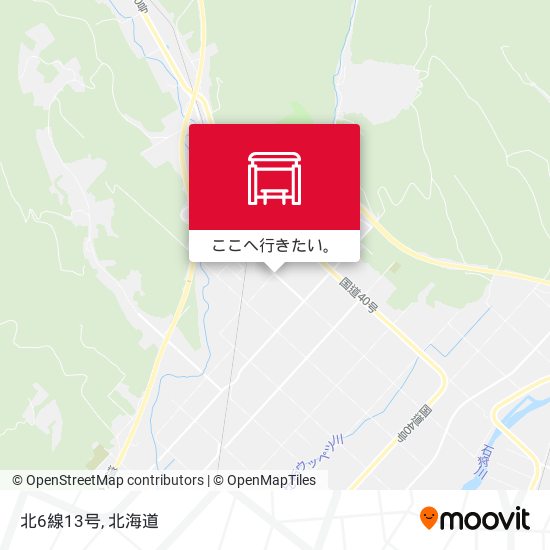 北6線13号地図