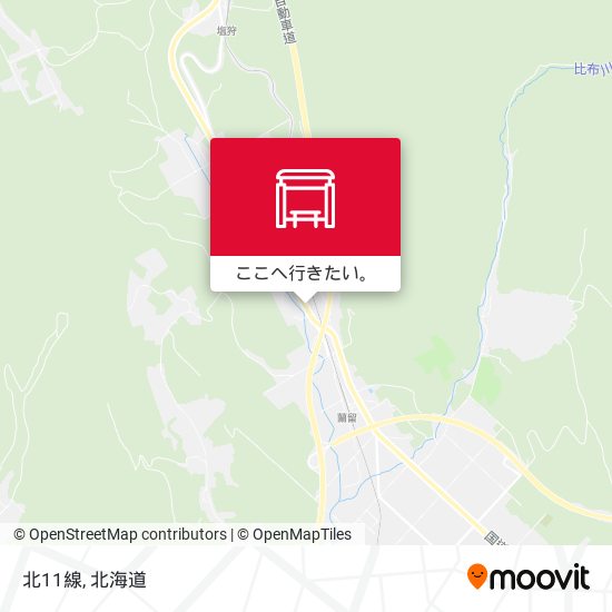 北11線地図