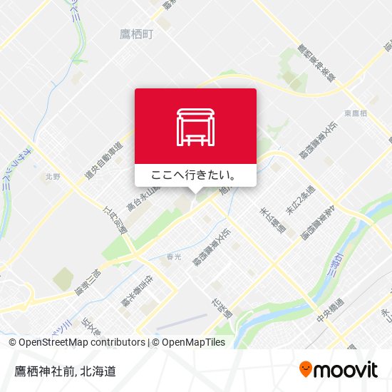 鷹栖神社前地図