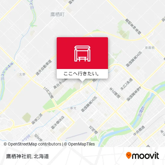 鷹栖神社前地図