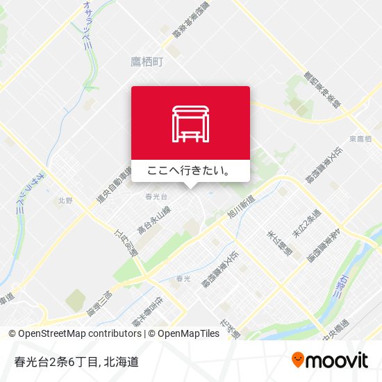春光台2条6丁目地図