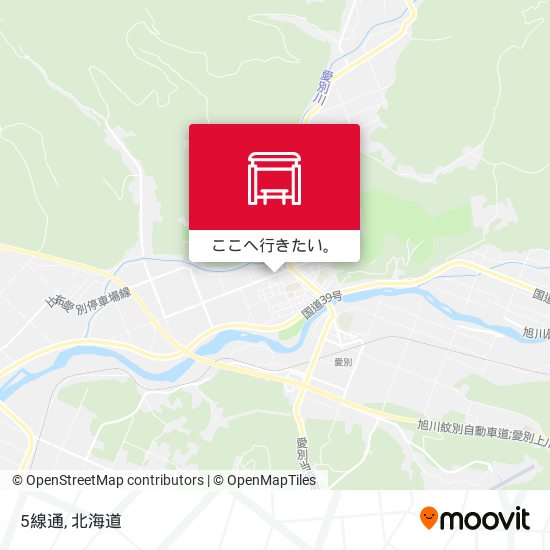 5線通地図