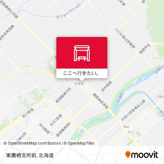 東鷹栖支所前地図