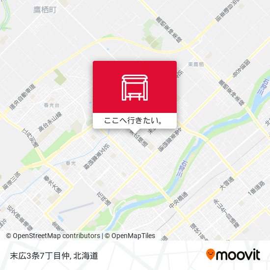 末広3条7丁目仲地図
