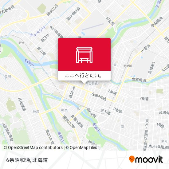 6条昭和通地図