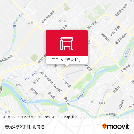 春光4条2丁目地図
