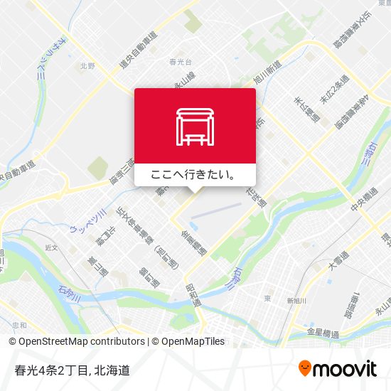 春光4条2丁目地図